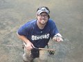 Neal with a brookie